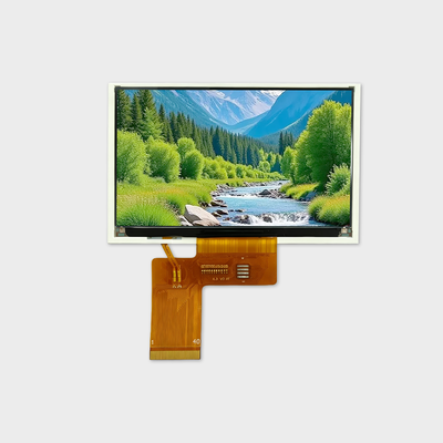 Решение LCD 4,3 дюйма маленькое с интерфейсом 800*480 RGB, поддерживает яркость 1000 нит