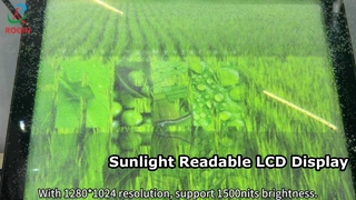 19-дюймовый ЖК-дисплей, читаемый при солнечном свете, 800 нит